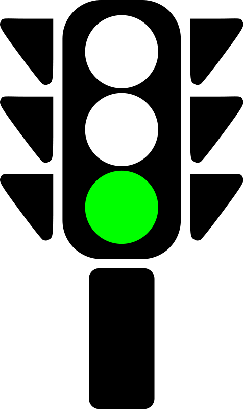 free vector Traffic semaphore green light