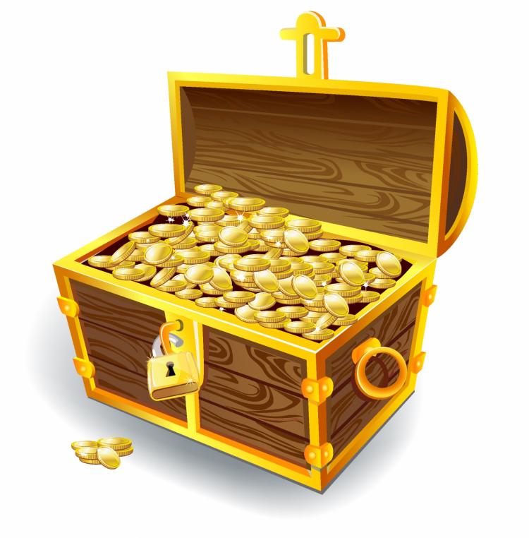 free vector Treasure chest