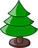 free vector Tree With Stand clip art