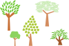 free vector Trees clip art
