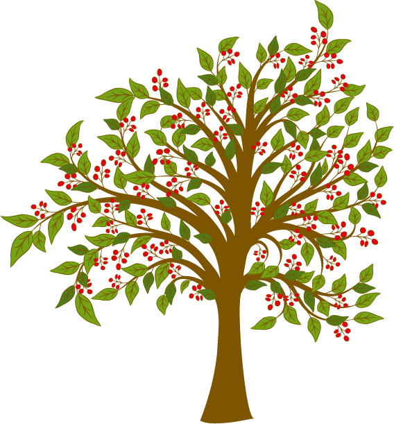 free vector Trees vector material