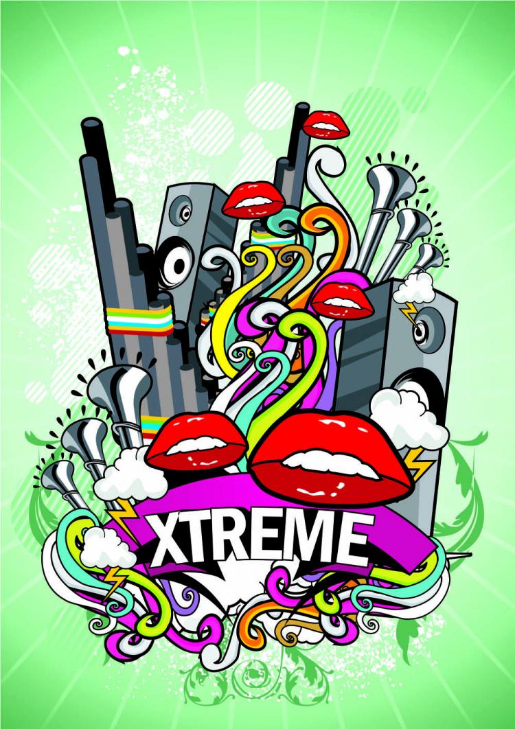 free vector Trend of music posters 03 vector