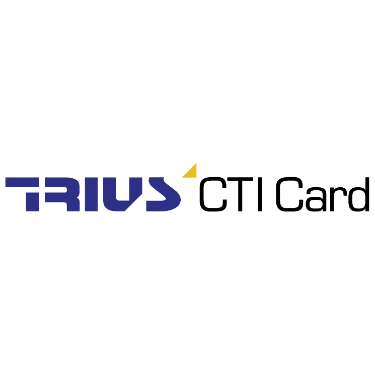 free vector Trius cti card