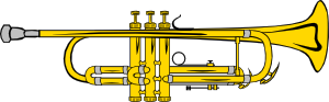 free vector Trumpet B Flat (colour) clip art