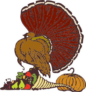 free vector Turkey And Harvest clip art