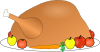 free vector Turkey Platter 01 With Fruit And Vegitables clip art