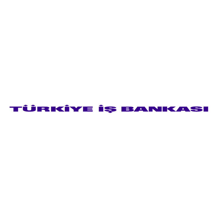 free vector Turkiye is bankasi