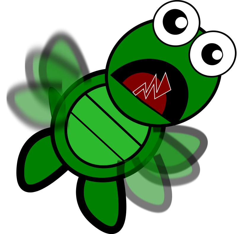 free vector Turtle-Flapping