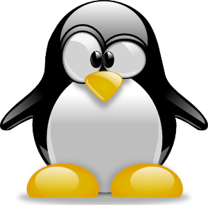 free vector Tux Penguin clip art