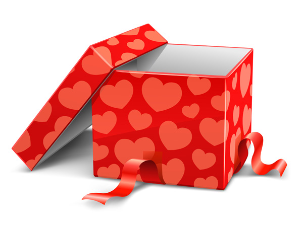 free vector Two gift boxes vector
