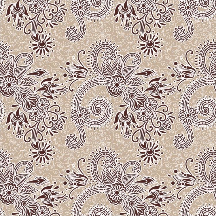 free vector Twoparty continuous pattern 02 vector