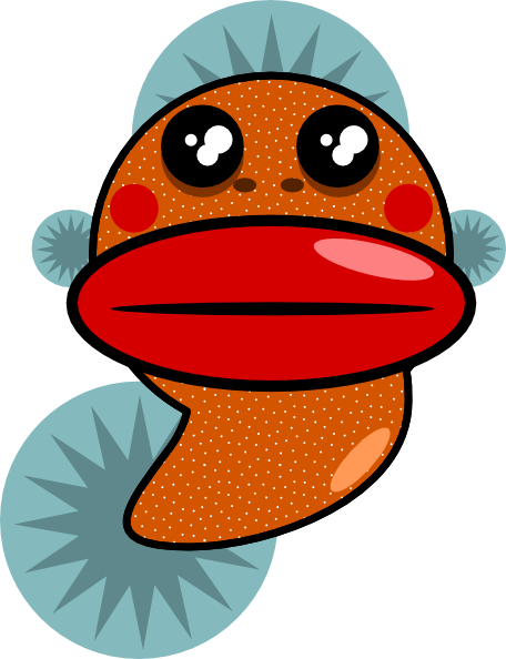 free vector Ugly Fish clip art