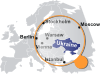 free vector Ukrainian Map Under Magnifier clip art