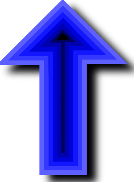 blue arrow up