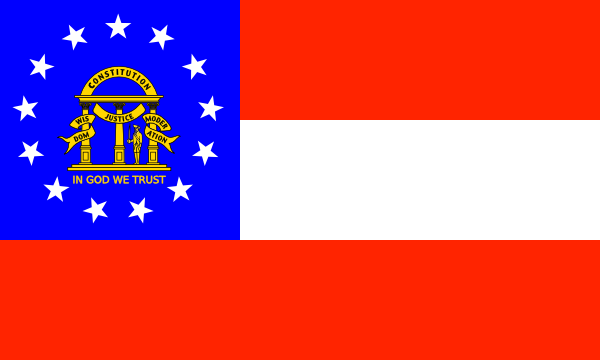 free vector Us-georgia-flag clip art