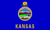 free vector Us Kansas Flag clip art