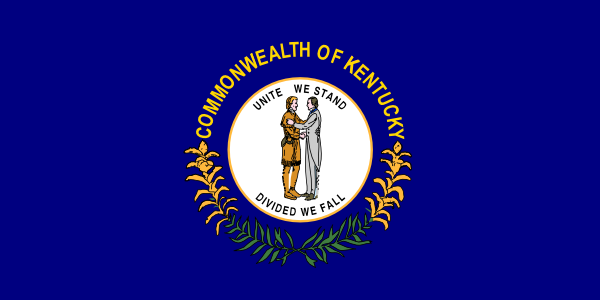 free vector Us Kentucky Flag clip art