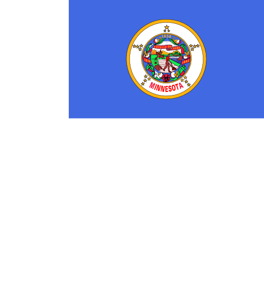 free vector Us Minnesota Flag clip art