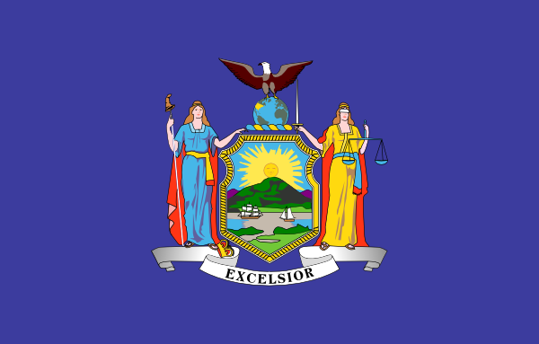 free vector Us New-york State Flag clip art