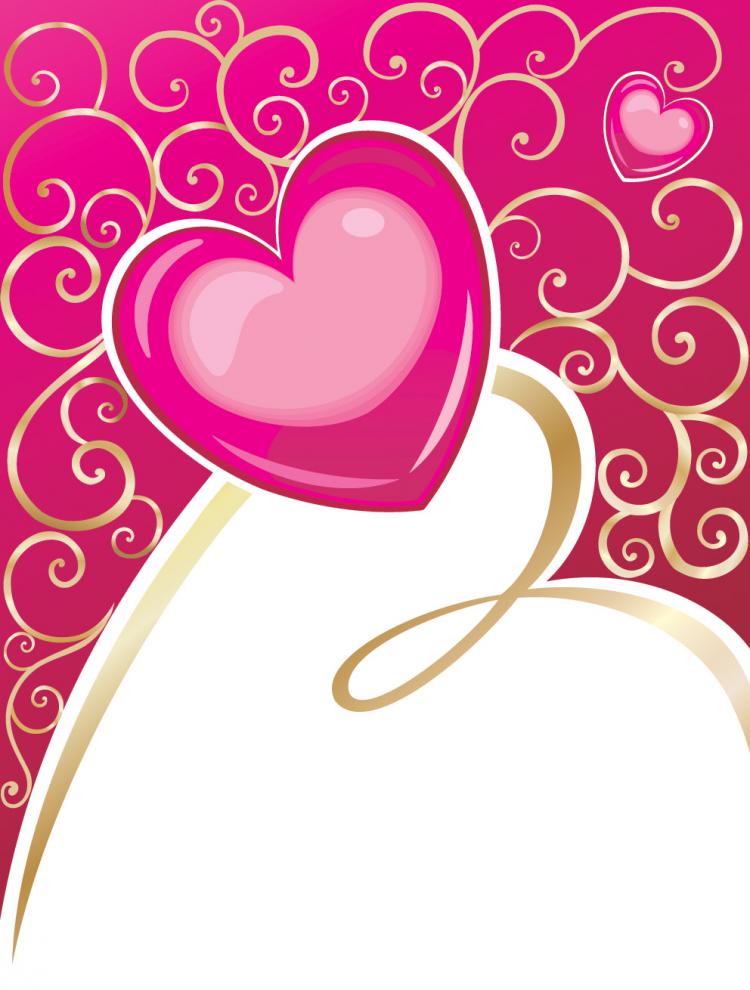 free vector Valentine day heartshaped vector background