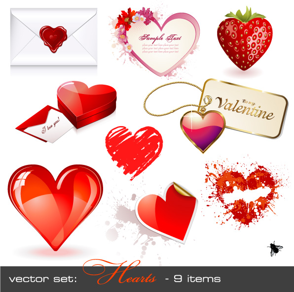 free vector Valentine day love element vector