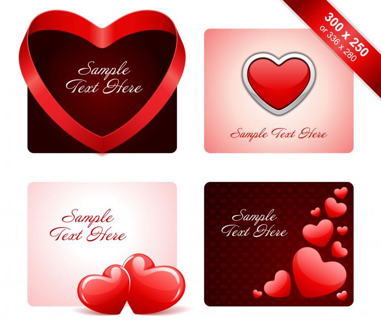free vector Valentine day romantic elements vector