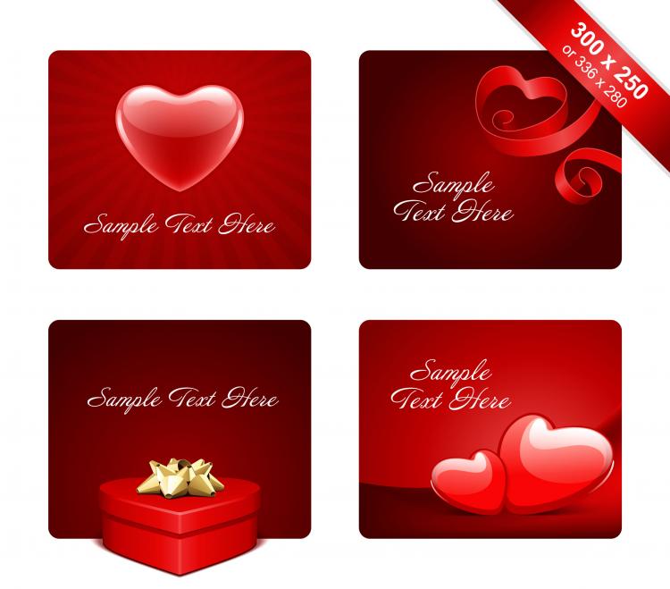 free vector Valentine day romantic elements vector
