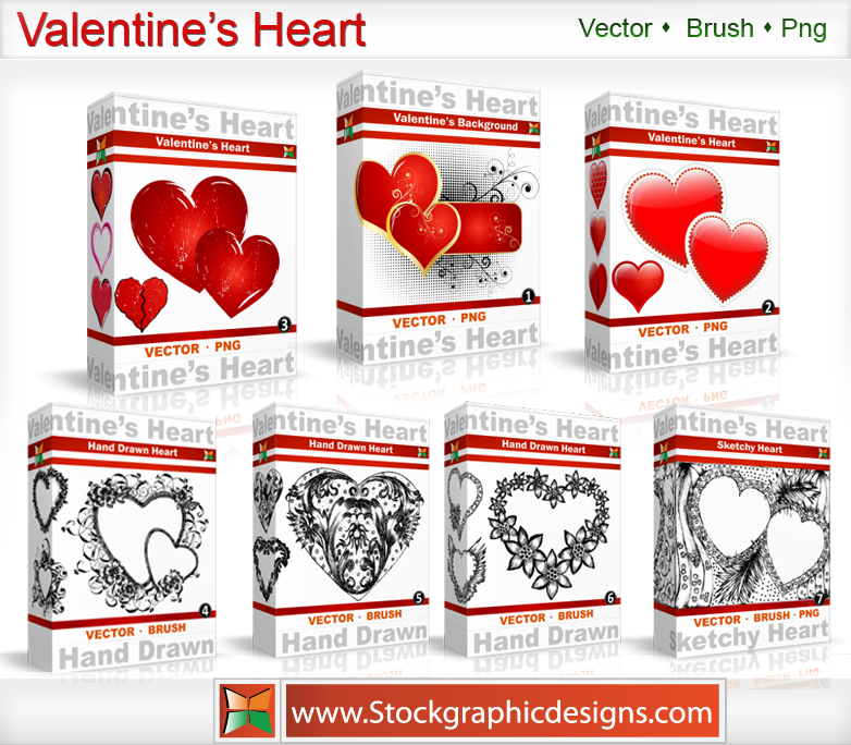 free vector Valentine’s Heart Vector