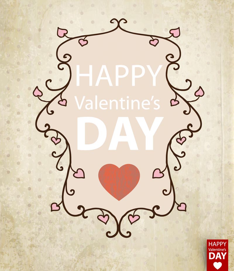 free vector Valentine39s day card background 01 vector