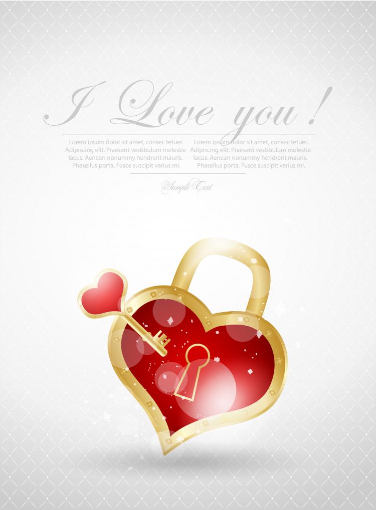 free vector Valentine39s day greeting card 01 vector