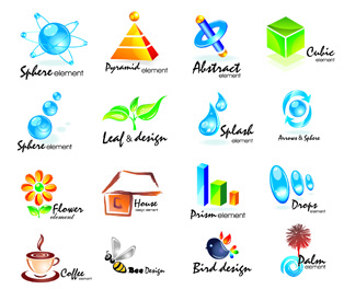 free vector Variety of graphic design vector