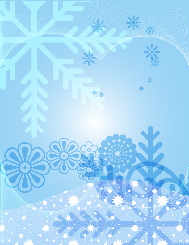 free vector Variety of snowflake theme vector