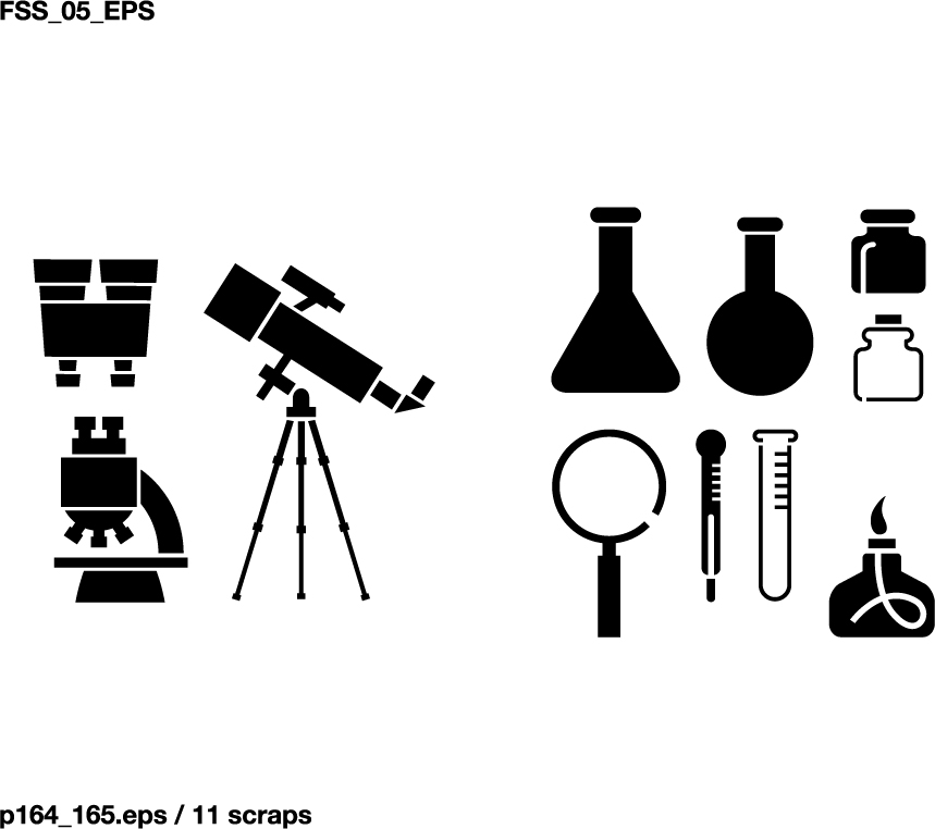 free vector Various elements of vector silhouette articles 54 elements