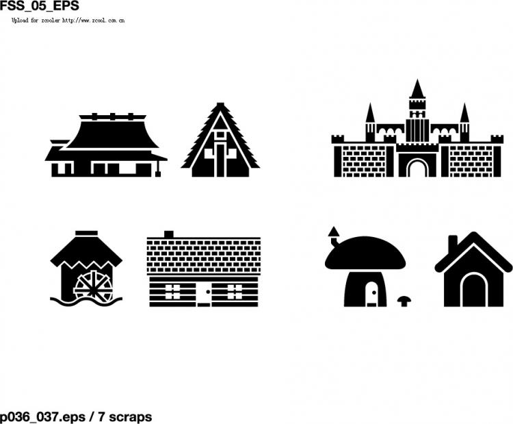 free vector Various elements of vector silhouette lifestyle 145 elements