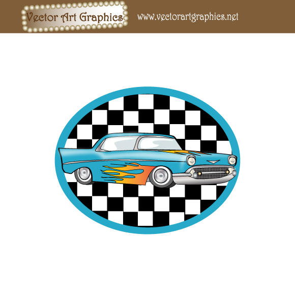 free vector Vector Art Graphics - Classic Automobile