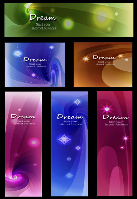 free vector Vector background dream star