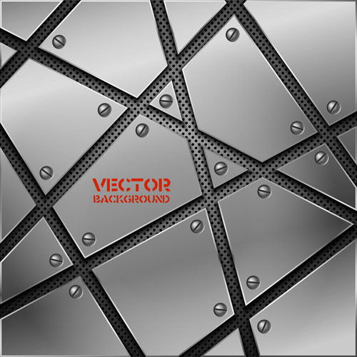 free vector Vector background of 02 metallic