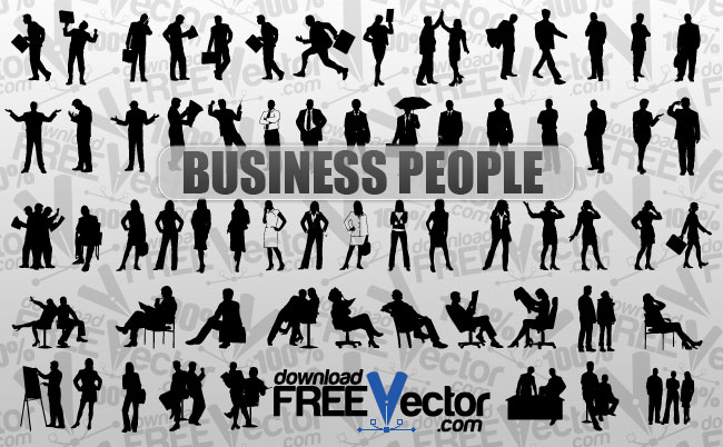 free vector Vector Business People
