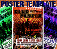 free vector Vector Club Poster