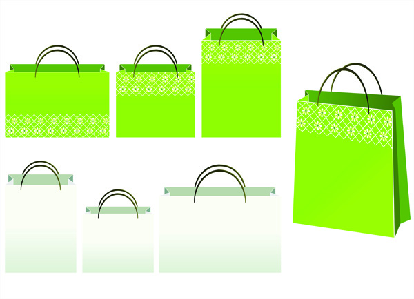 free vector Vector colorful bag