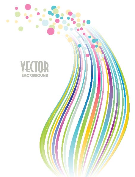 free vector Vector dot background fashion line
