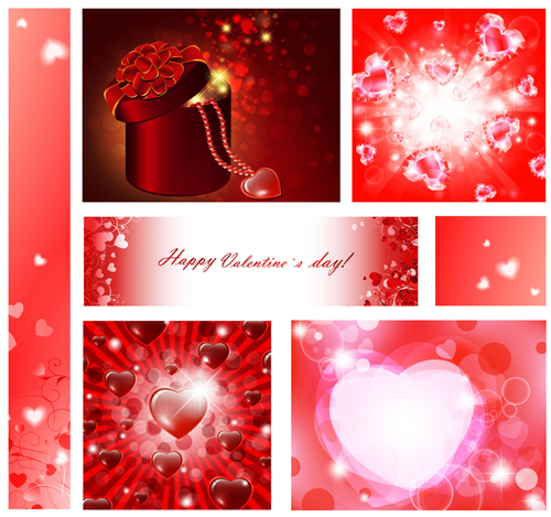 free vector Vector elements of a romantic valentine day