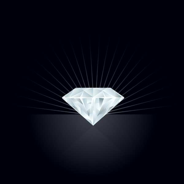 free vector Vector exquisite diamond material