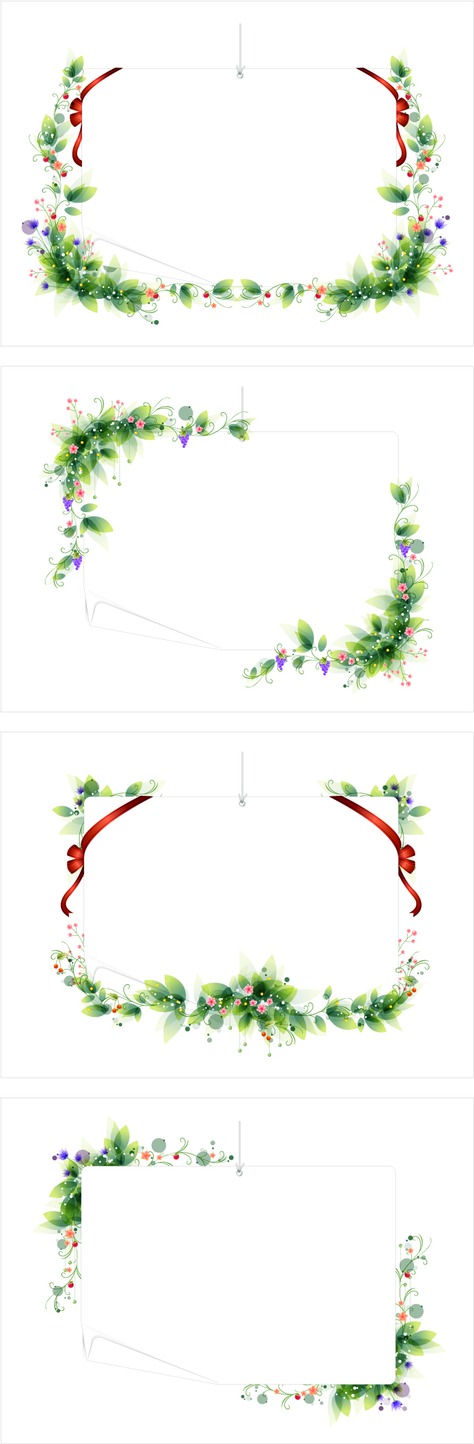 Download festive holiday border (1152) Free AI Download / 4 Vector