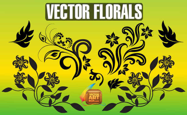 free vector Vector Florals