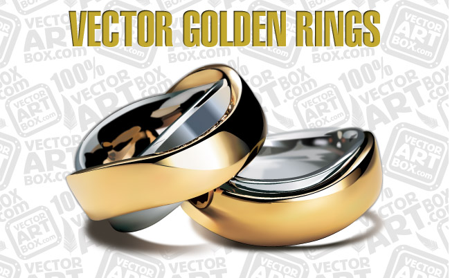 free vector Vector Golden Rings