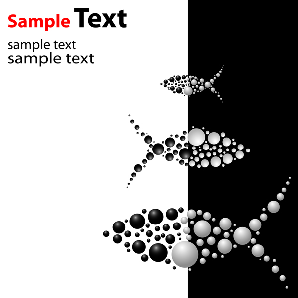 free vector Vector graphics composed of dots