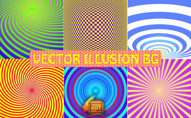 free vector Vector Illusion Backgrounds