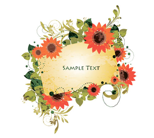 free vector Vector lace pattern cards