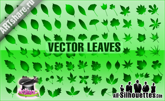 free vector Vector Leaves